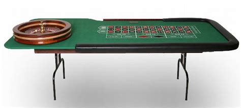 folding roulette table